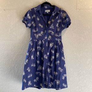 Anthropologie Bicycle Dress